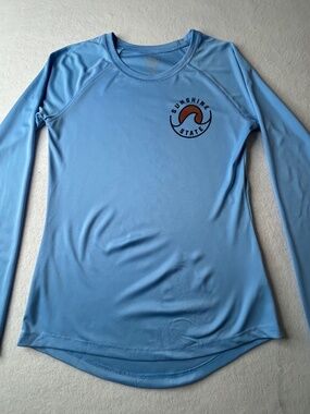 Sunshine State Women XS/S Sailing Shirt Sharks Long Sleeve Shirt Top